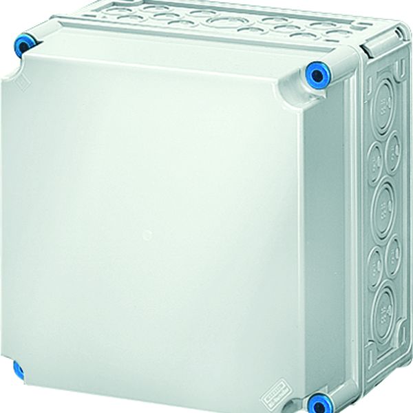 Hensel Mi 0211 Mi-Leergehäuse, Einbaumaße 275x275x191mm, nicht durchsicht. Deckel
