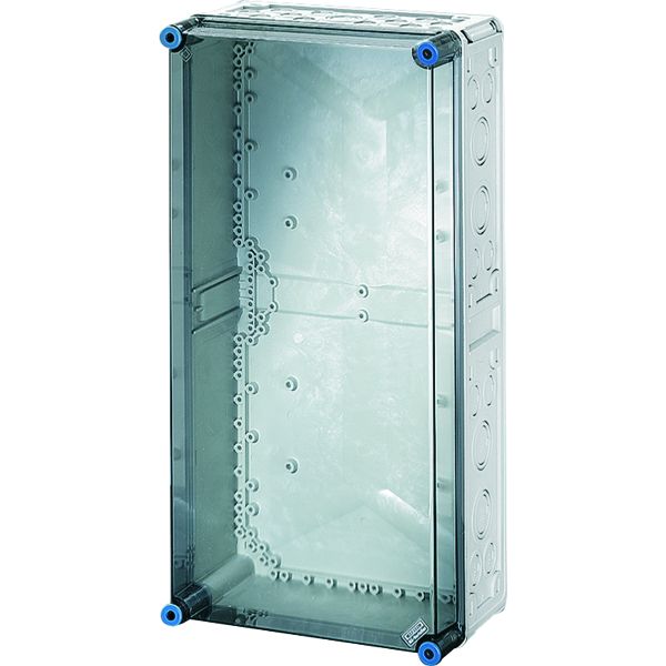 Hensel Mi 0400 Mi-Leergehäuse, Einbaumaße 275x575x146mm, transparenter Deckel