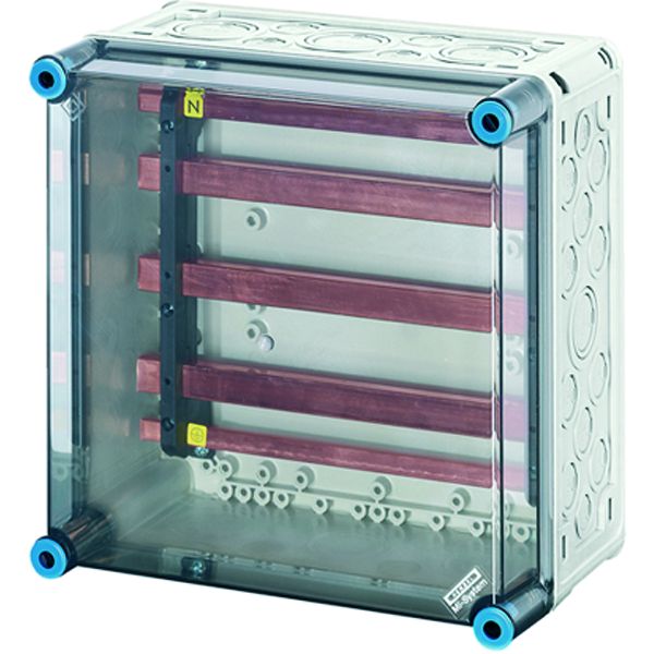 Hensel Mi 6255 Mi-Sammelschienengehäuse 300x300mm, Sammelschienen 400 A, 5polig