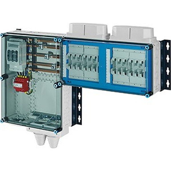 Hensel Mi AS 9144 S anschlussfertiger Verteiler 4x3xNH 00 , 125 A, 5polige Sammelschiene 250 A