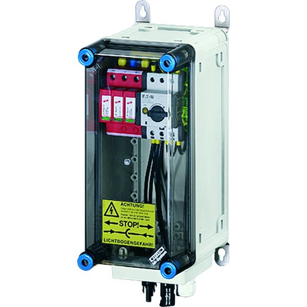 Hensel Mi PV 2121 PV-Generatoranschlusskasten, mit ÜSE, 2xPV-Strang auf 1xWR-Eing. mit Schalter