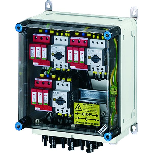 Hensel Mi PV 2263 PV-Generatoranschlusskasten, mit ÜSE, 6xPV-Strang auf 3xWR-Eing. mit Schalter