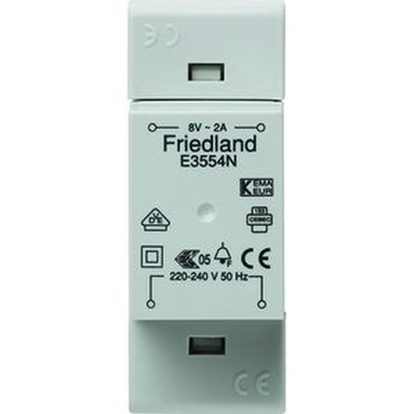 Resideo E3554N Klingeltransformator VDE 8 V 2 A grau