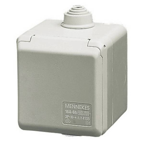 Mennekes 4970 Cepex-Wanddose Schuko 16A 2p+E 230V IP44
