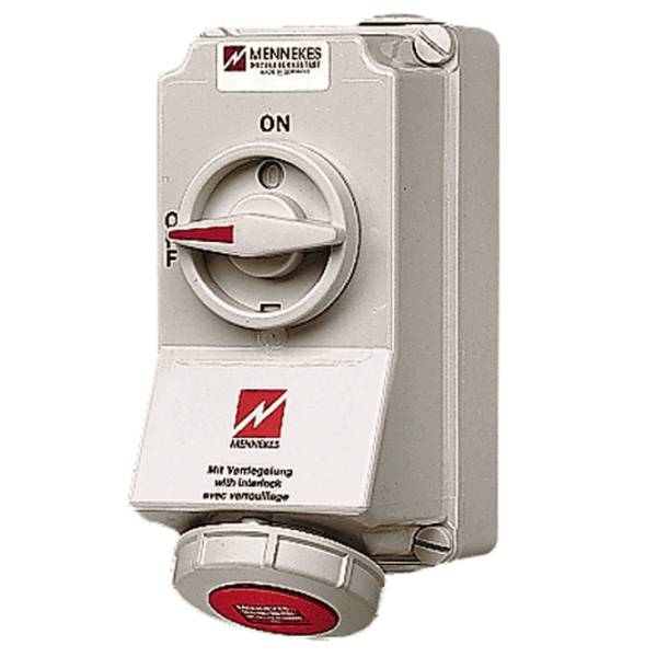 Mennekes 5600A Wanddose DUO 16A 4p 6h 400V IP67