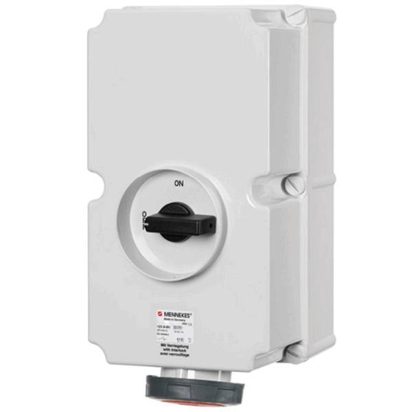 Mennekes 5691AL Wanddose DUO 125A 4p 6h 400V IP67