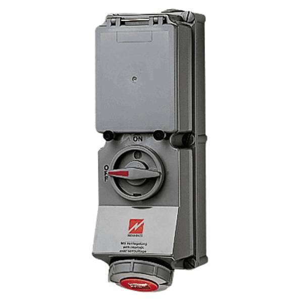 Mennekes 7295 Wanddose DUO 63A 4p 6h 400V IP67
