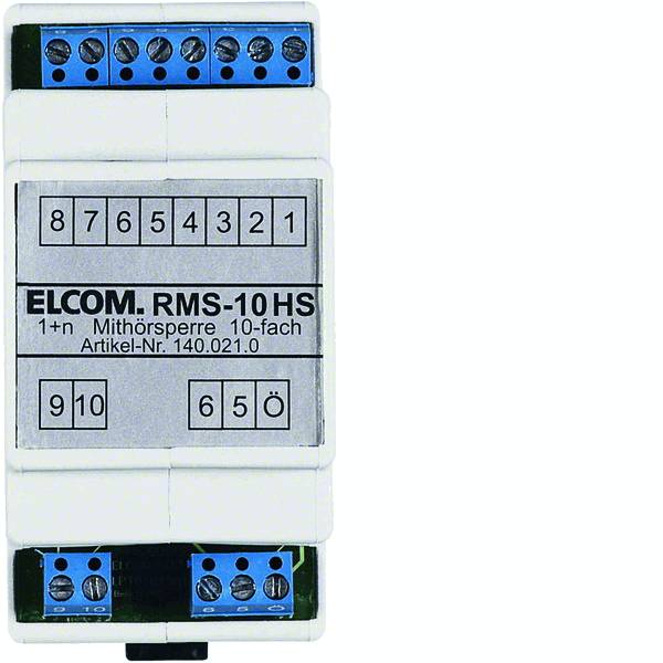 Elcom RMS-10HS Mithörsperre 10 TLN REG 1+n 1400210