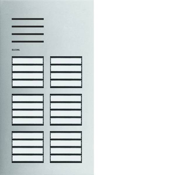 Elcom Türstation Audio 24/2 2D Edelstahl ONE REQ024Y