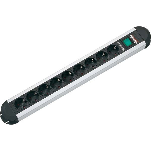Bachmann 330.072 Steckdosenleiste 9-fach inkl. Wippschalter