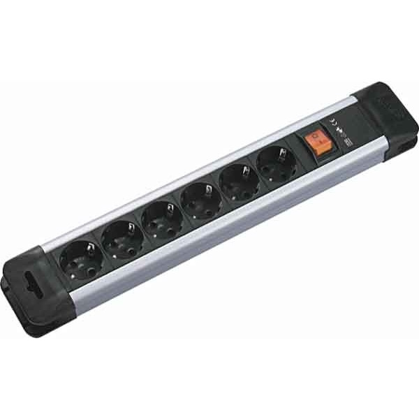 Bachmann 330.101 Steckdosenleiste 6-fach mit Schalter