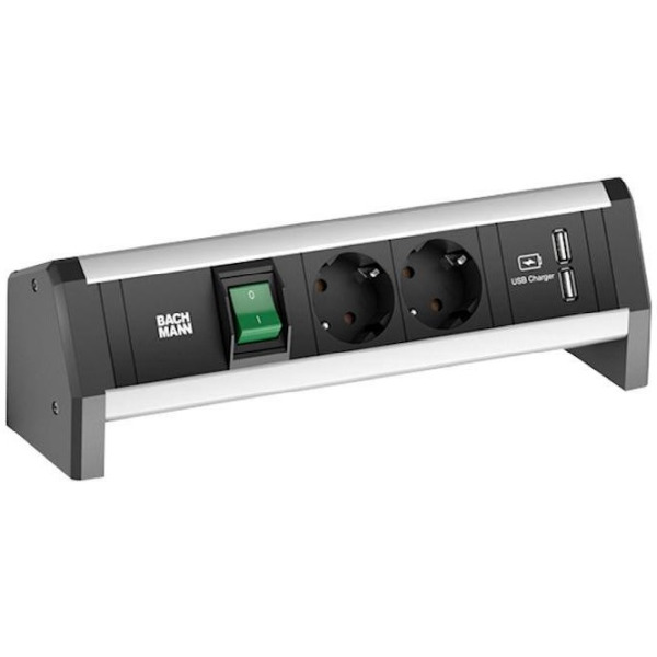 Bachmann 902.1837 Steckdoseneinheit 2xCEE,USB 5 Stück