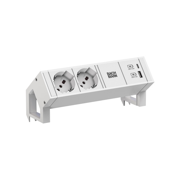 Bachmann 902.3225 Steckdosenleiste DESK2 2xP40