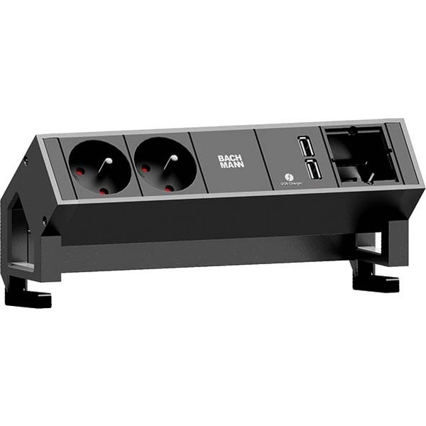 Bachmann 902.432 Steckdosenleiste 2xUTE 1xUSB