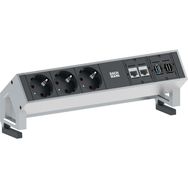 Bachmann 902.502 Steckdoseneinheit 3x Schutzkontakt 2x1xUSB