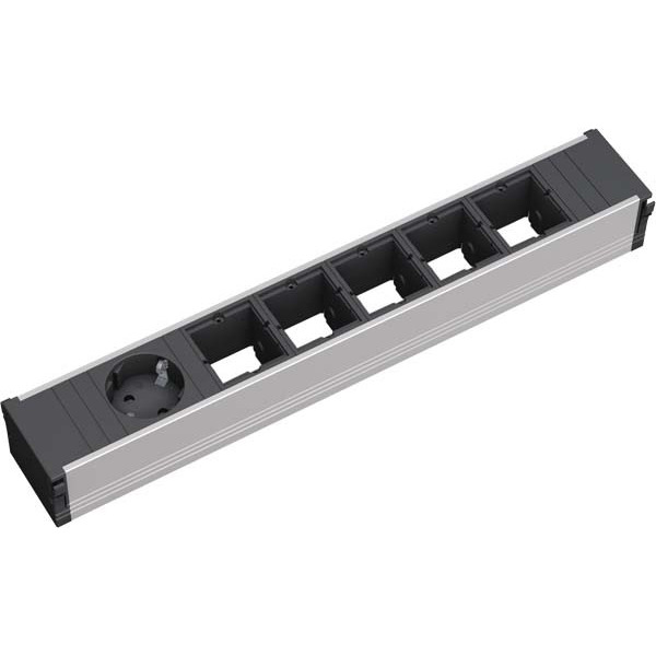 Bachmann 912.004 Steckdosenleiste 1x Schutzkontakt 5xABD