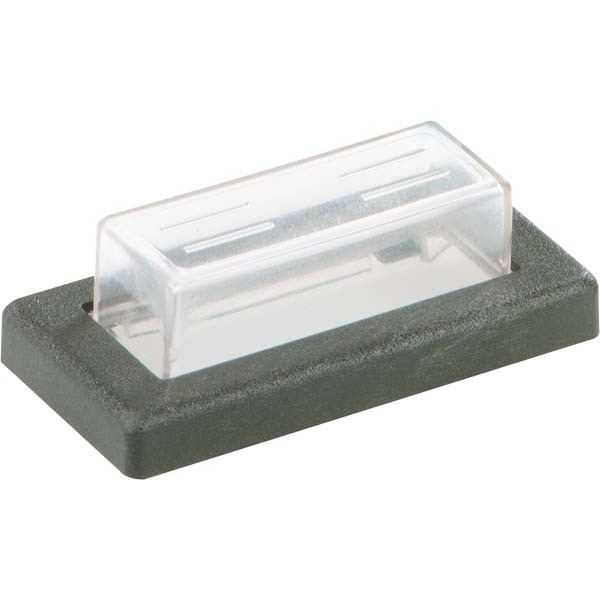 Bachmann 924.116 PVC-Kappe mit Rahmen klar/ schwarz für 1-polig Wippe.