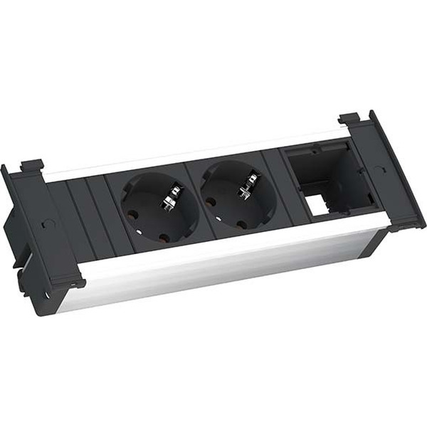 Bachmann 927.002 KAPSA Steckdosenleiste 2x Schutzkontakt 1xCustom 2 Meter