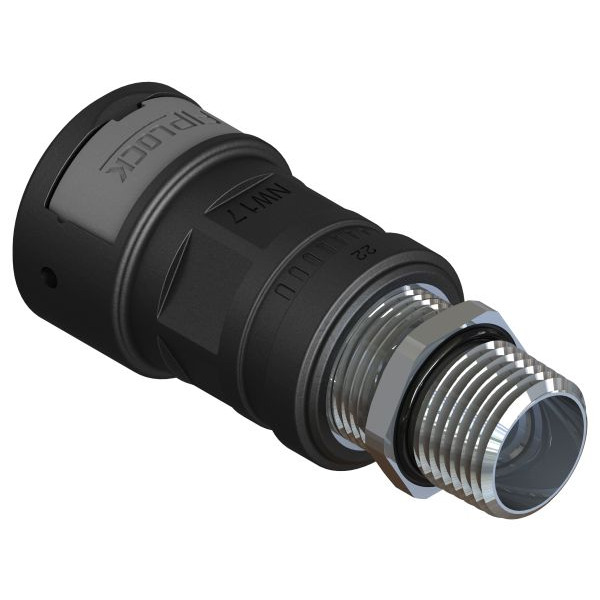 Fränkische AZPA-12N01MB-BL1 AZPA-12N01MB-BL1 schwarz Zugentlastung Metallgewinde NPTM 4890696540 10 Stück