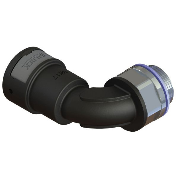 Fränkische AEPA-29M32SB-13 AEPA-29M32SB-13 schwarz Bogen 90° Metallgew. drehbar metr. lang 4890732000 6 Stück