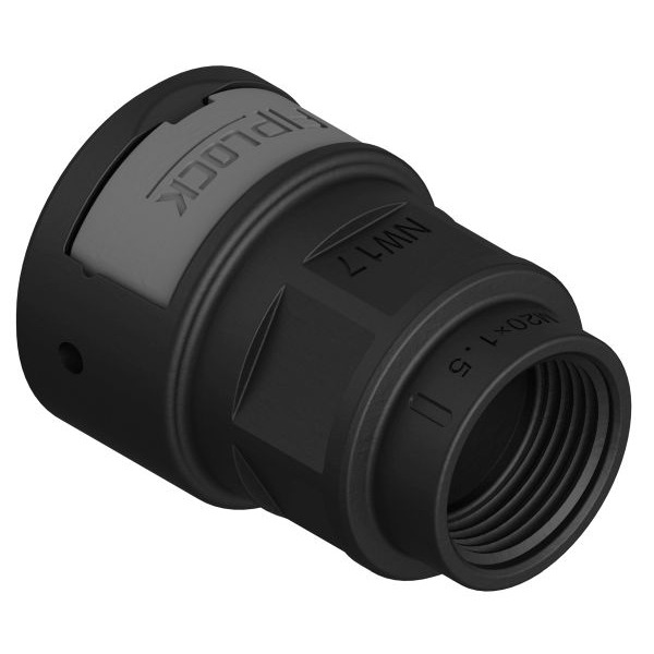 Fränkische AFPA-48M63PB AFPA-48M63PB schwarz Verschraubung Ku-Innengewinde metrisch 4891227600 4 Stück