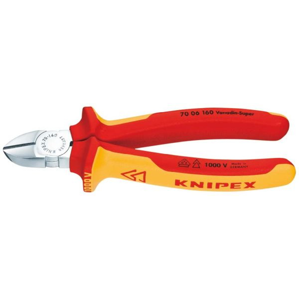 Knipex 7006160 Seitenschneider isoliert 160mm