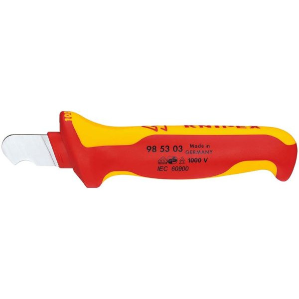 Knipex 985303 Abmantelungsmesser für Rundkabel 155mm