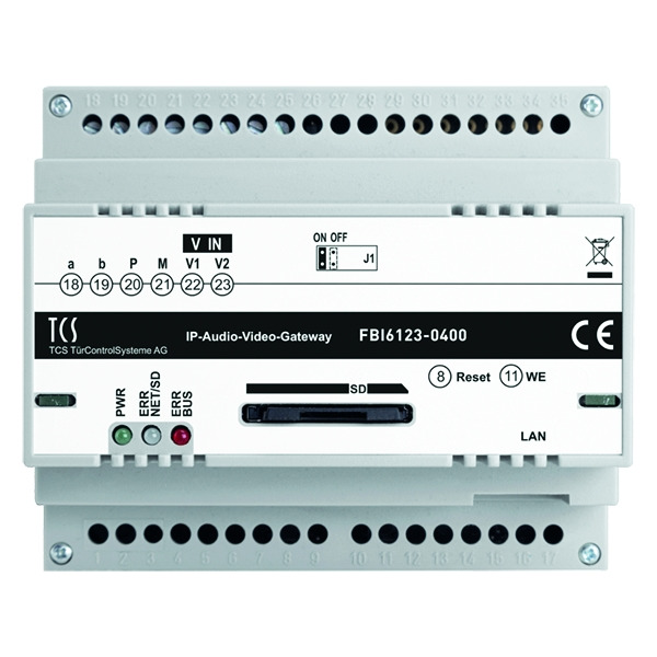 TCS FBI6123-0400 IP-Gateway BASIC 2.0 für bis zu 5 Rufziele im IP-Netzwerk