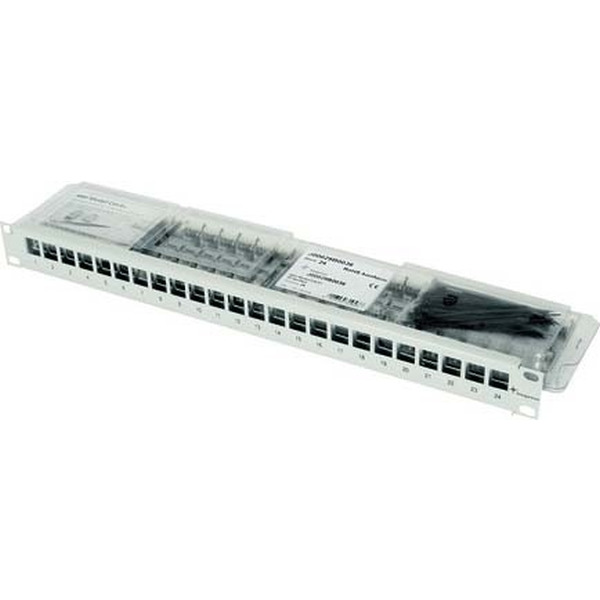 Telegärtner 100007029 Modulträger 1HE incl. 24AMJ Module