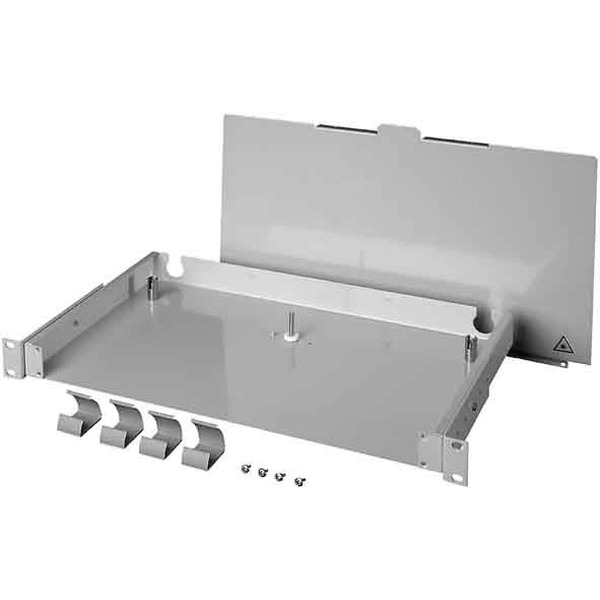 Telegärtner 100021731 19 Zoll LWL-Gehäuse 1HE ohne Frontplatte