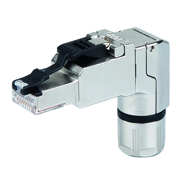 Telegärtner 100023061 Stecker Cat.6A gewinkelt MFP8 T568A AWG22-27