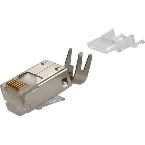 Telegärtner 100027427 RJ45-Stecker Cat.6 geschirmt 8-polig 10 Stück