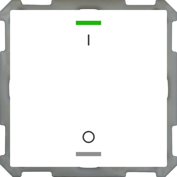 MDT BE-TAL63T1.B1 KNX Taster Light 63 1-fach RGBW mit Temperatursensor Studioweiß glänzend Schalten