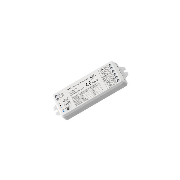 Dotlux 5279 5 in 1 LED Funk-Empfänger/Dimmer TUYA & Fusion Technologie15,5A 12-24V für alle LED-Streifen
