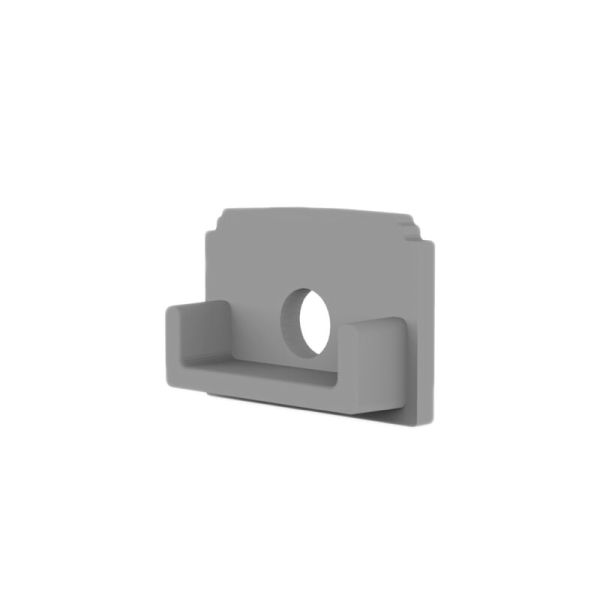 Dotlux 5346 PVC-Endkappe für Trockenbauprofil/ Abdeckung DXT4/A grau Kabel