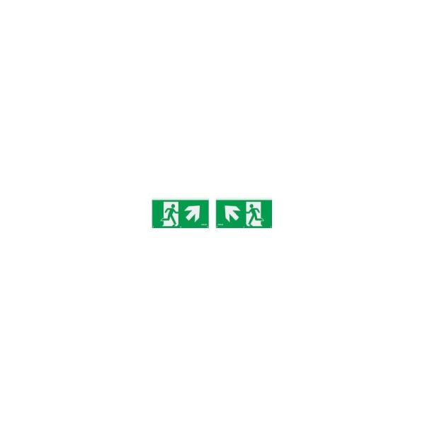 Dotlux 5404 Erweitertes Piktogrammset Pfeil diagonal links und rechts oben 2 Stück für LED-Notleuchte EXITmulti Artikel 3177