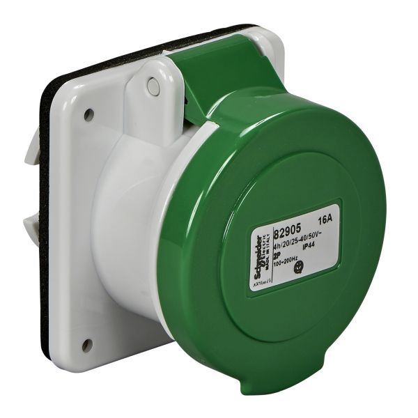 Schneider 82912 Anbausteckdose, 16A, 3p, 20-25 V AC, IP44