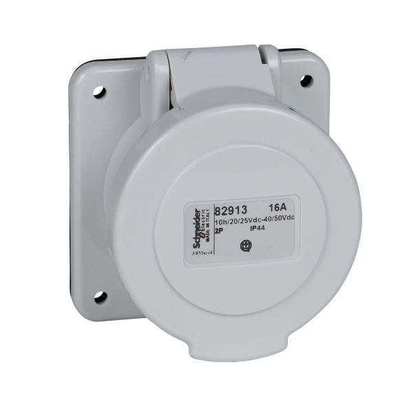 Schneider 82918 Anbausteckdose, 32A, 3p, 40-50 V AC, IP44