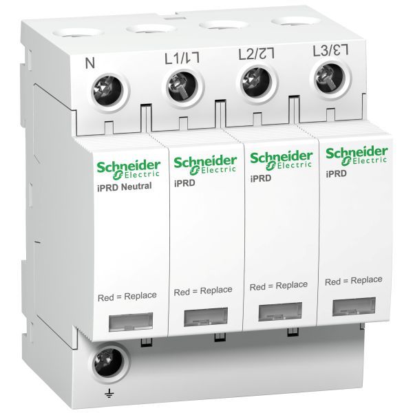 Schneider A9L40601 Überspannungsabl. iPRD40r, Typ 2, Steckb. Schutzmodule, 3P+N, Imax 40kA