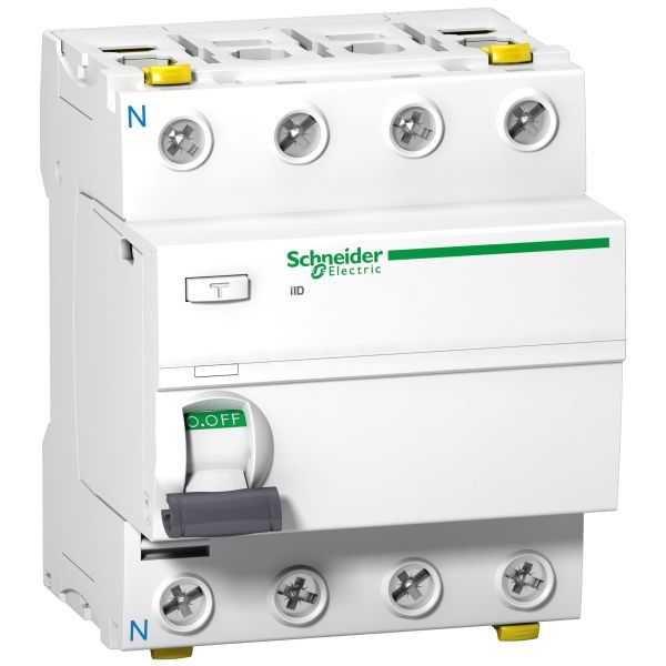 Schneider A9Z31440 Fehlerstrom-Schutzschalter iID, 4P, 40A , 30mA, Typ A, SI