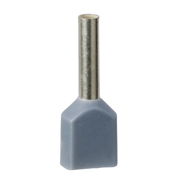 Schneider AZ5DE007D Aderendhülse AZ5 gem. DIN, 0,75mm2/AWG20, grau, 5 *100 Stück