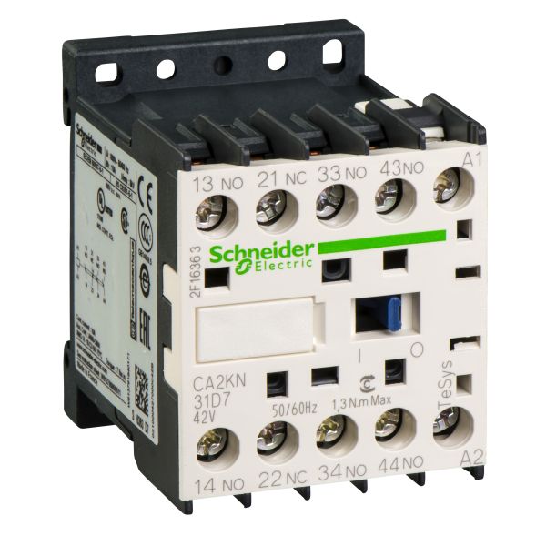 Schneider CA2KN31D7 Hilfsschütz, 3S+1Ö, 42V 50/60Hz