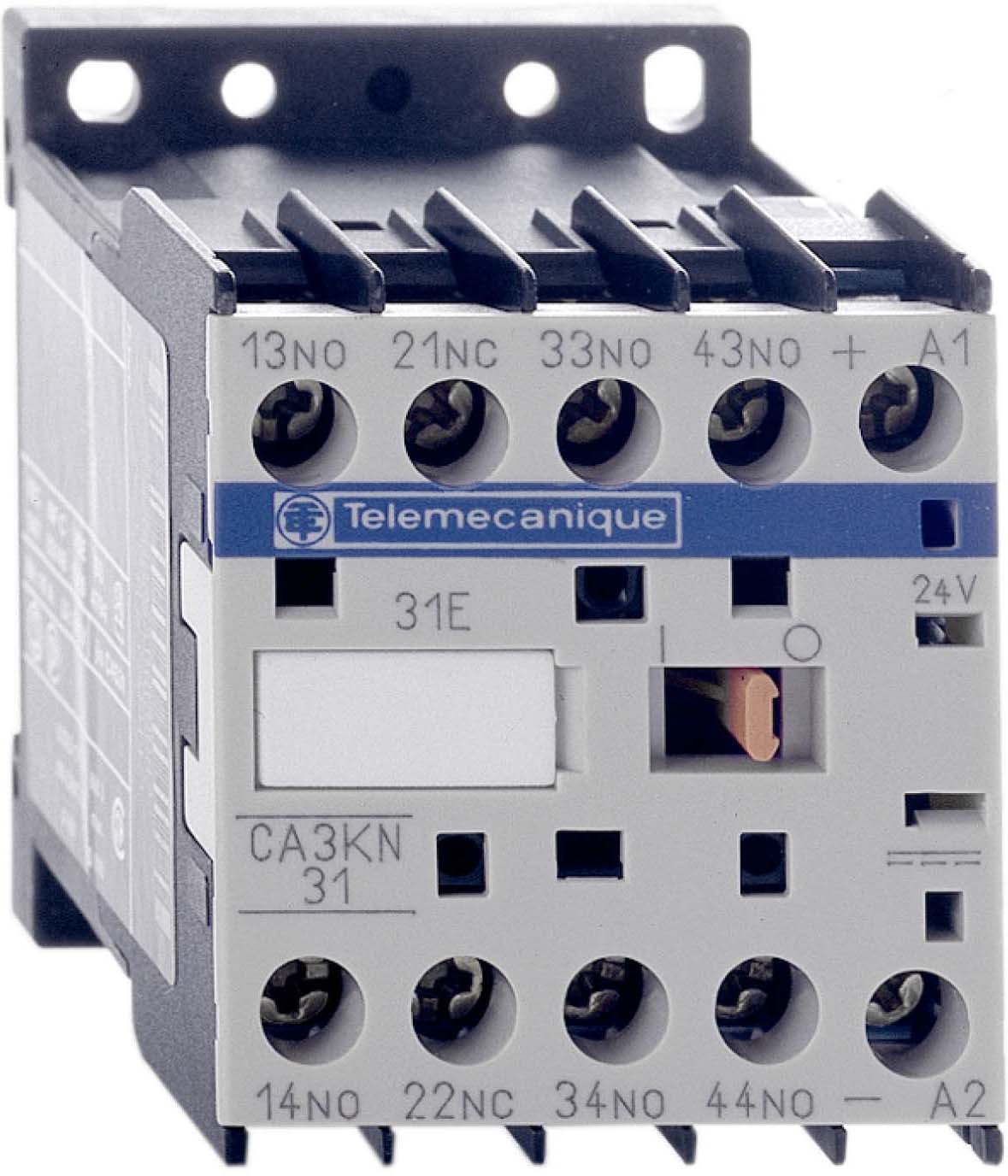 Schneider CA3KN40BD3 Hilfsschütz, 4S, 24V DC mit Diode