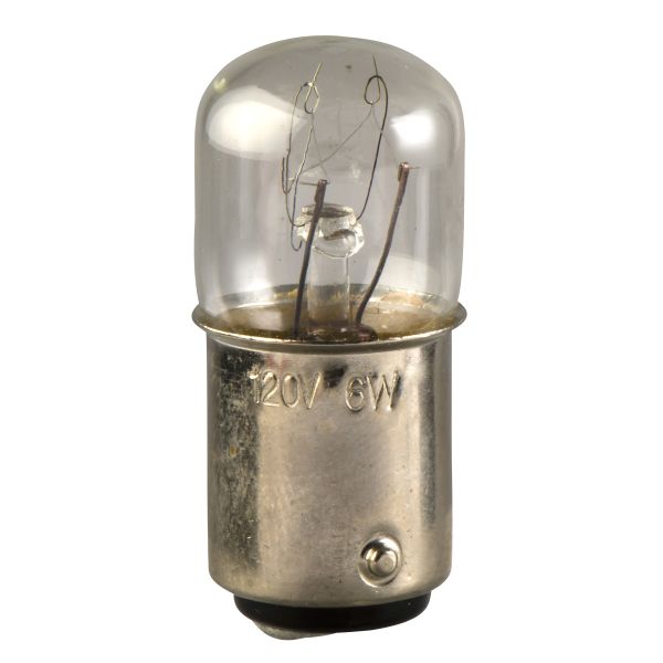 Schneider Electric DL1BA110 Glühlampe transparent für Befehls. u. Meldegeräte BA 15d 110V 6 W 10 Stück