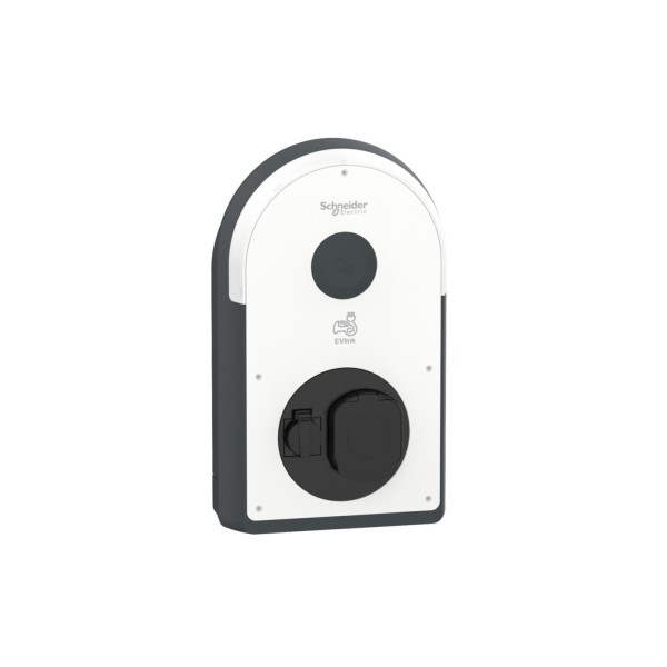 Schneider EVB3S22N4FB Pro AC Wallbox, 22kW, T2S + TF, FI Typ B-EV, IP54, IK10, NFC/RFID Reader
