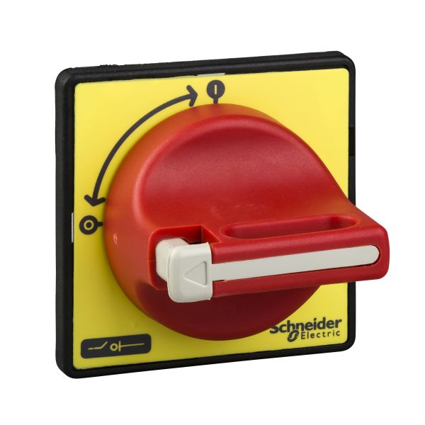 Schneider KCD1PZ Front-Drehgriff KCD, für VN-12, VN-20, V02-V2, roter Griff