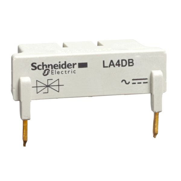 Schneider LA4DC3U Beschaltungsmodul, TeSys D, Dioden, 24-250 V DC