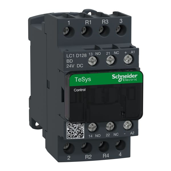 Schneider LC1D128BD Leistungsschütz LC1D 4p, +1S+1Ö, Spule 24 V DC