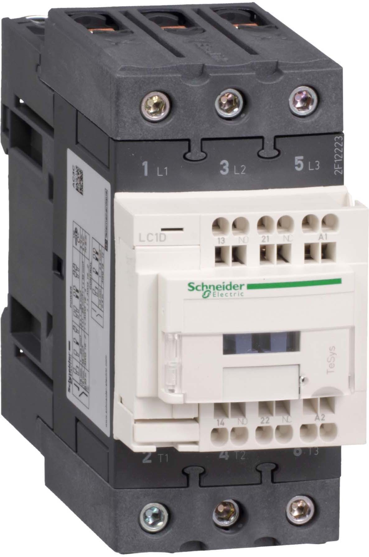 Schneider LC1D65A3P7 Leistungsschütz LC1D 3p, +1S+1Ö, 30 kW, 65 A, 400 V AC3, Spule 230 V AC