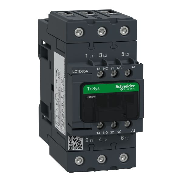 Schneider LC1D65AG7 Leistungsschütz LC1D 3p, +1S+1Ö, 30 kW, 65 A, 400 V AC3, Spule 120 V AC